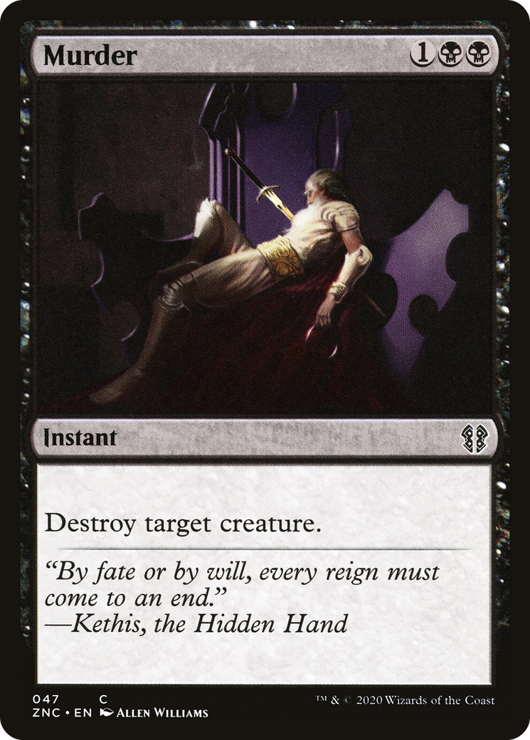 Murder [Zendikar Rising Commander]-1