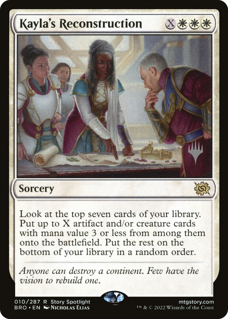 Kayla's Reconstruction (Promo Pack) [The Brothers' War Promos]-1