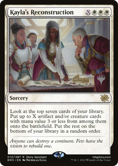 Kayla's Reconstruction (Promo Pack) [The Brothers' War Promos]-1