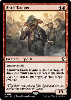 Brash Taunter [Murders at Karlov Manor Commander]-1