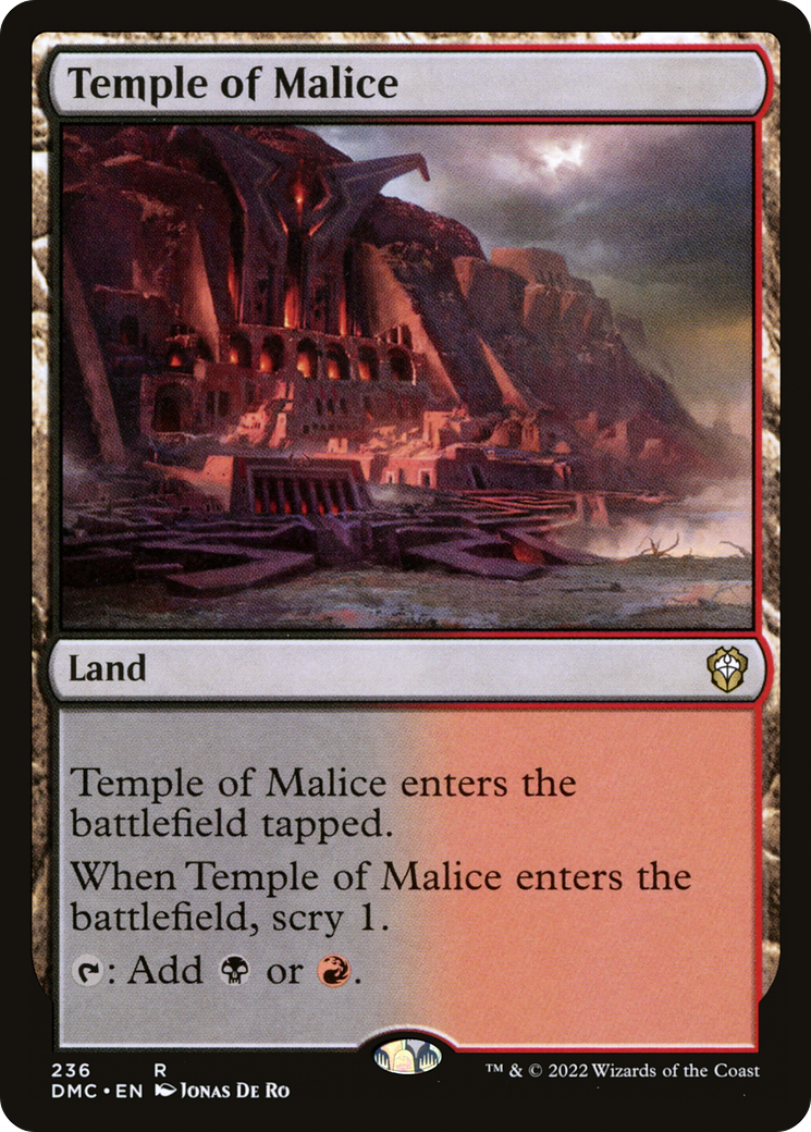 Temple of Malice [Dominaria United Commander]-1