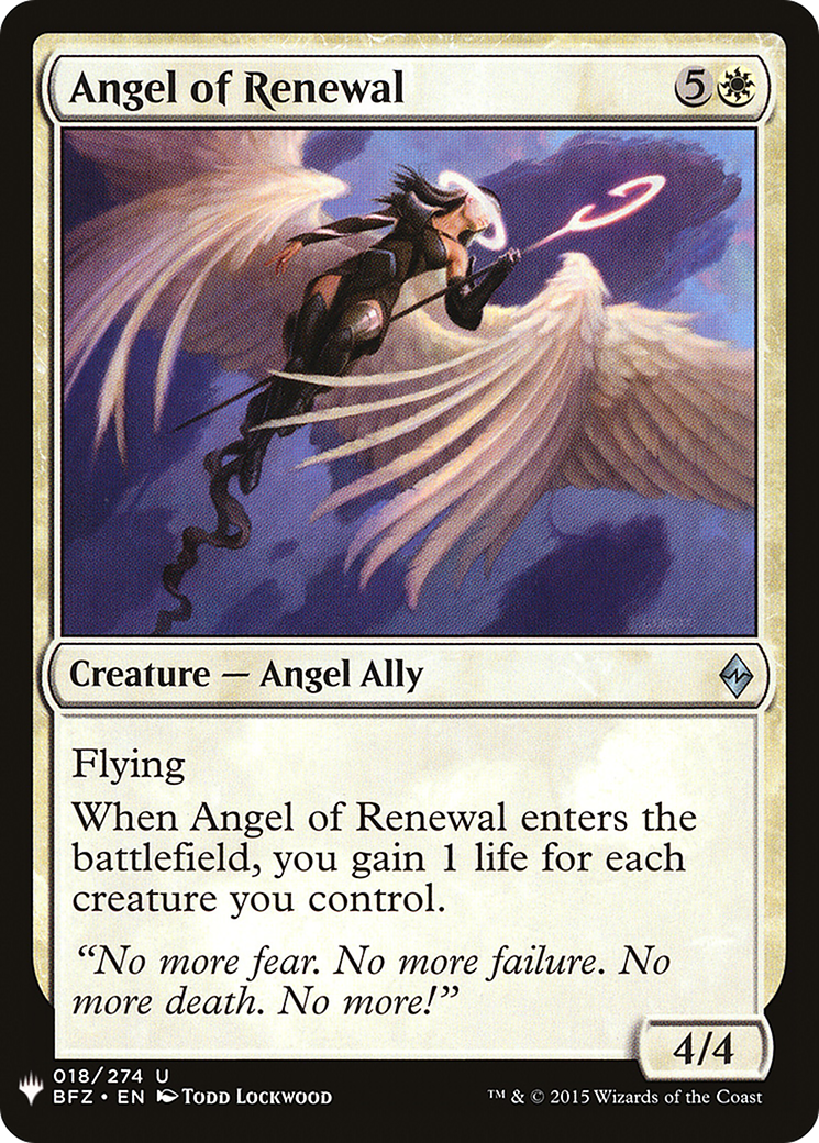 Angel of Renewal [Mystery Booster]-1