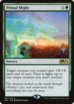 Primal Might (Promo Pack) [Core Set 2021 Promos]-1