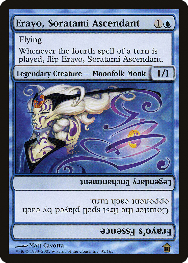 Erayo, Soratami Ascendant // Erayo's Essence [Saviors of Kamigawa]-1