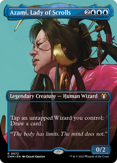 Azami, Lady of Scrolls (Borderless Profile) [Commander Masters]-1