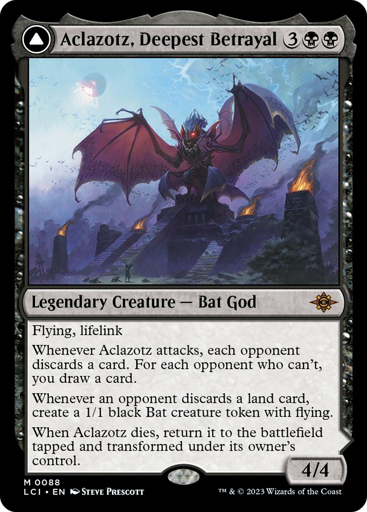Aclazotz, Deepest Betrayal // Temple of the Dead [The Lost Caverns of Ixalan]-2
