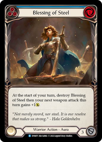 Blessing of Steel (Blue) [DYN075] (Dynasty)