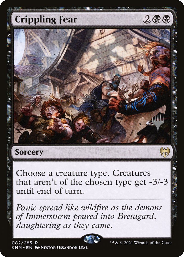 Crippling Fear (Promo Pack) [Kaldheim Promos]-1