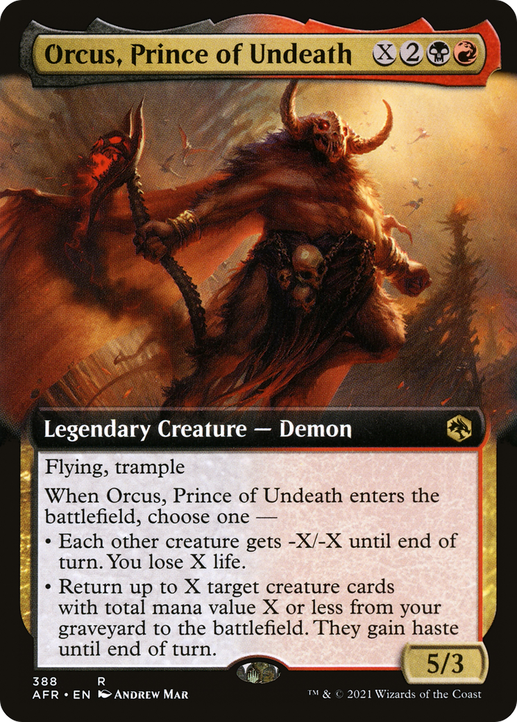 Orcus, Prince of Undeath (Extended Art) [Dungeons & Dragons: Adventures in the Forgotten Realms]-1