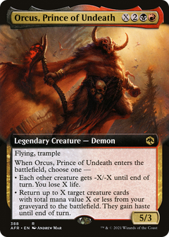 Orcus, Prince of Undeath (Extended Art) [Dungeons & Dragons: Adventures in the Forgotten Realms]-1