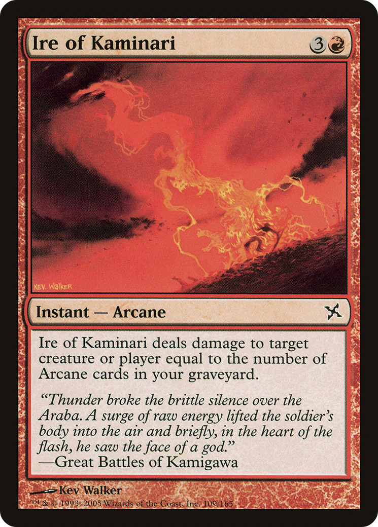 Ire of Kaminari [Betrayers of Kamigawa]-1