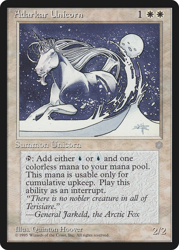 Adarkar Unicorn [Ice Age]-1