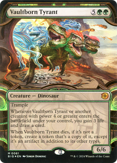 Vaultborn Tyrant (Showcase) (Raised Foil) (BIG-061) - The Big Score: (Showcase) Foil-1