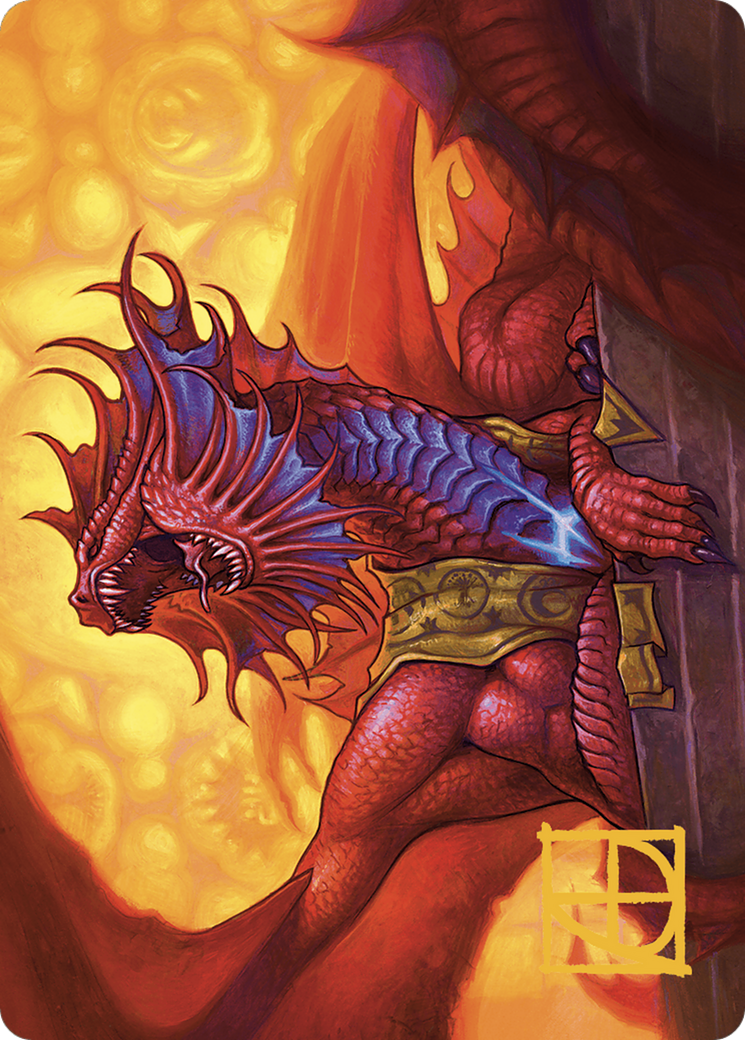 Niv-Mizzet, Guildpact // Niv-Mizzet, Guildpact (AMKM-044) - Murders at Karlov Manor Art Series (Borderless) Foil-1