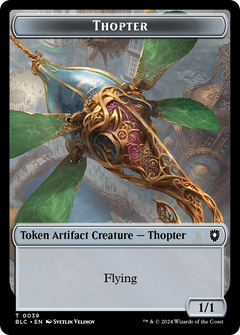 Thopter (TBLC-039) - Bloomburrow Commander Tokens Foil-1