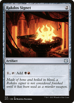 Rakdos Signet [Dungeons & Dragons: Adventures in the Forgotten Realms Commander]-1