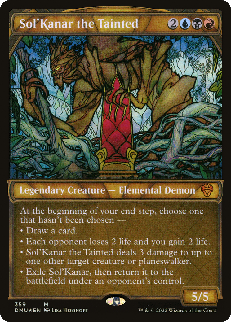 Sol'Kanar the Tainted (Showcase Textured) [Dominaria United]-1