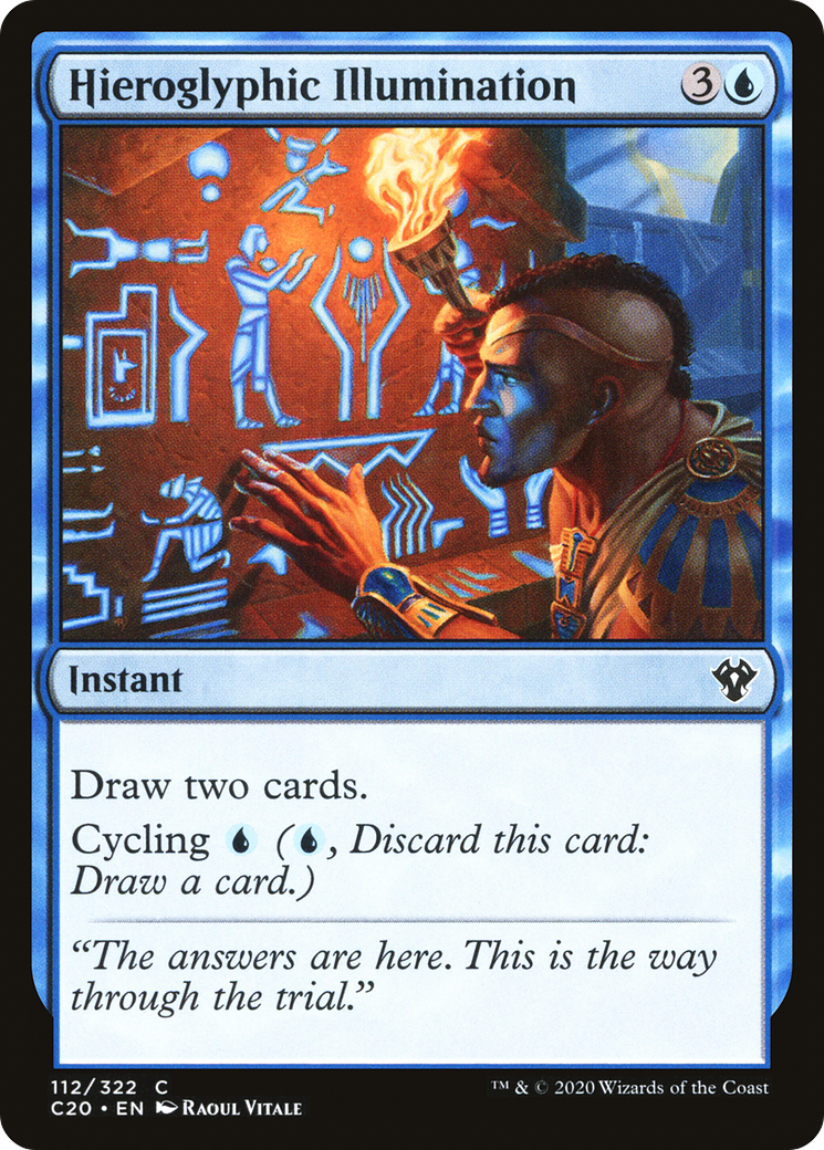 Hieroglyphic Illumination [Commander 2020]-1