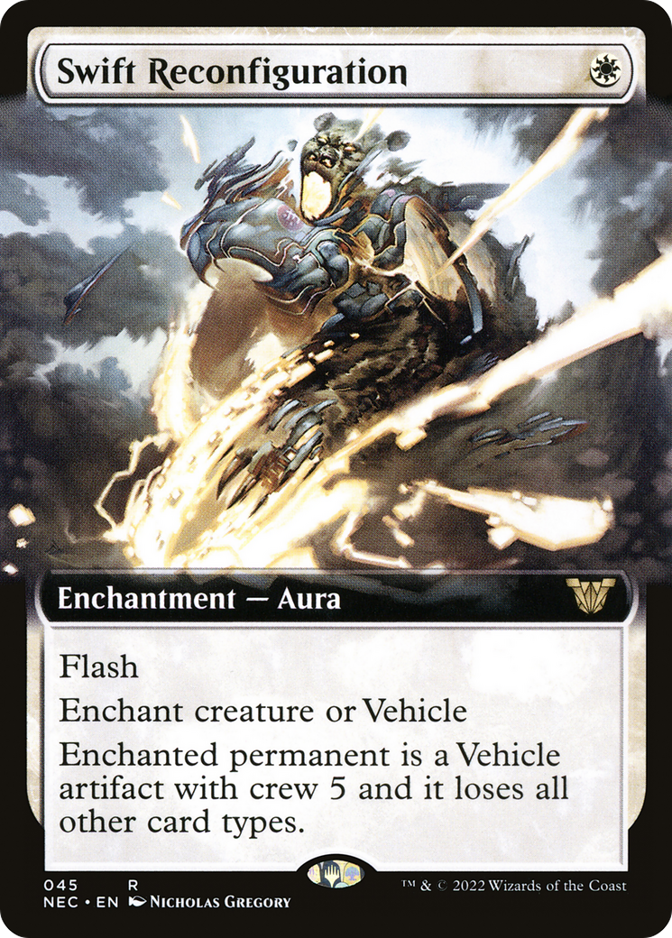 Swift Reconfiguration (Extended Art) [Kamigawa: Neon Dynasty Commander]-1