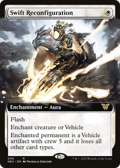 Swift Reconfiguration (Extended Art) [Kamigawa: Neon Dynasty Commander]-1