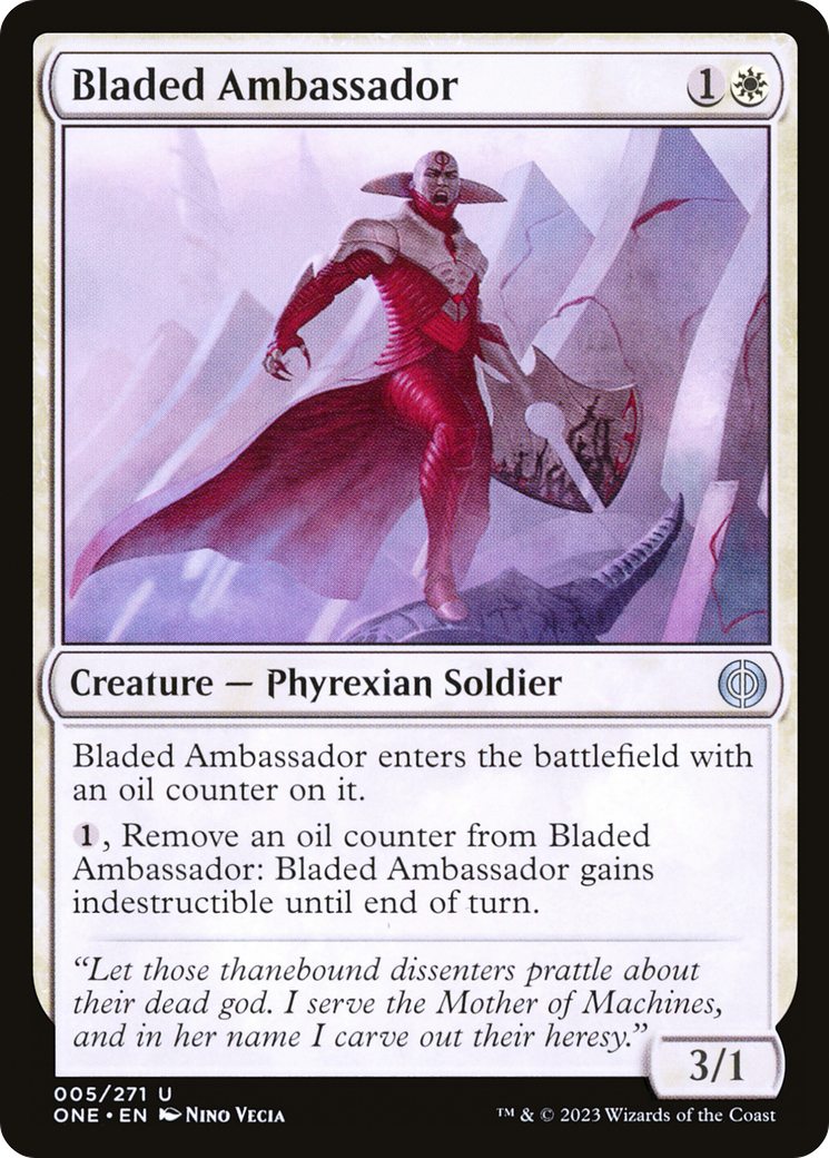 Bladed Ambassador [Phyrexia: All Will Be One]-1