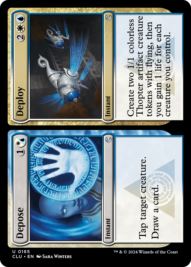 Depose // Deploy [Ravnica: Clue Edition]-1