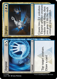 Depose // Deploy [Ravnica: Clue Edition]-1