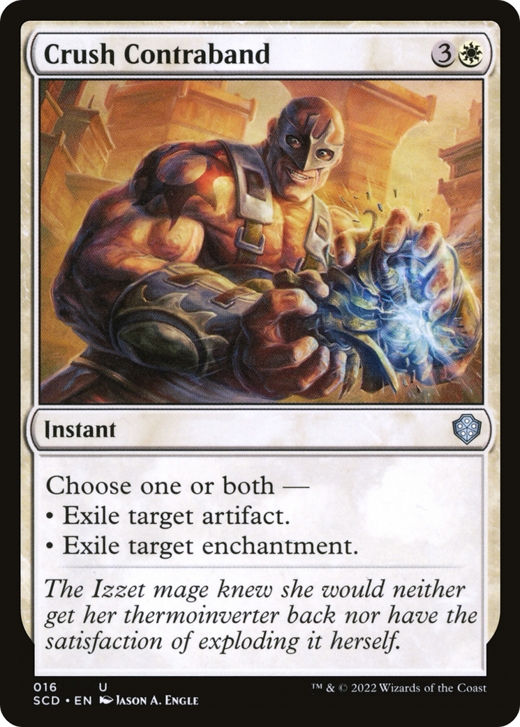 Crush Contraband [Starter Commander Decks]-1