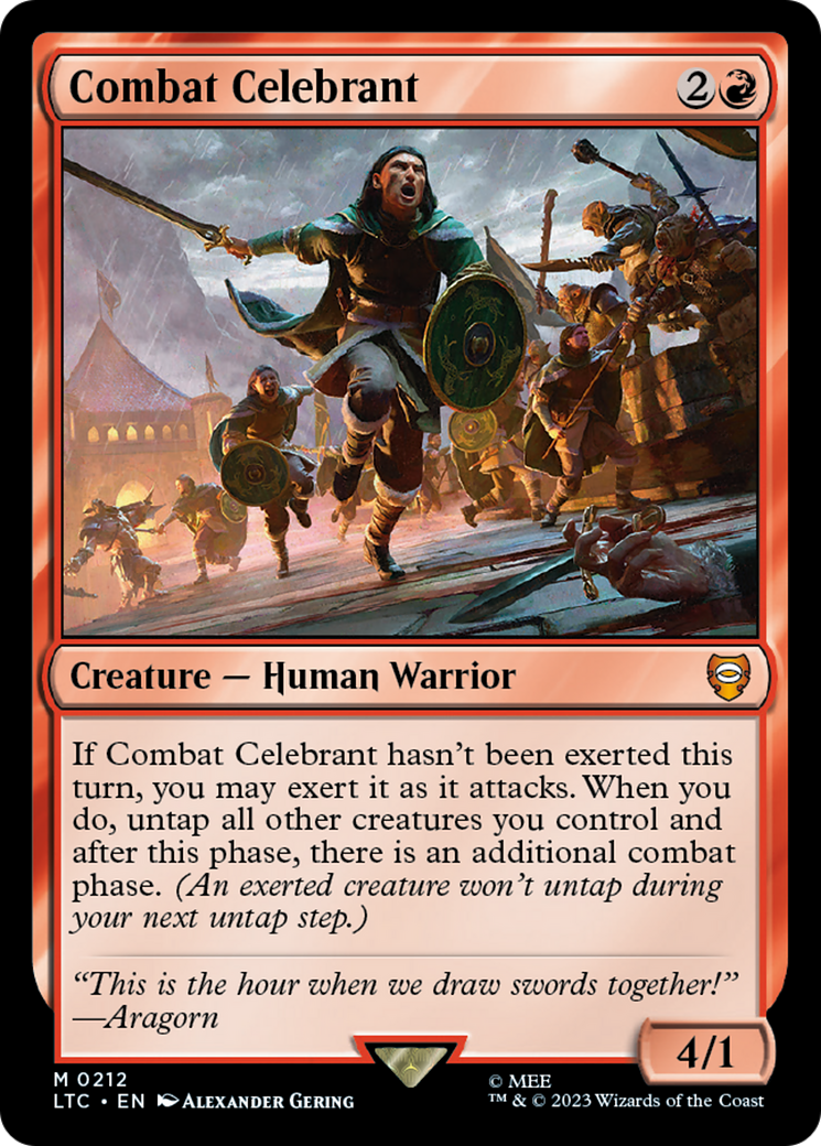 Combat Celebrant [The Lord of the Rings: Tales of Middle-Earth Commander]-1