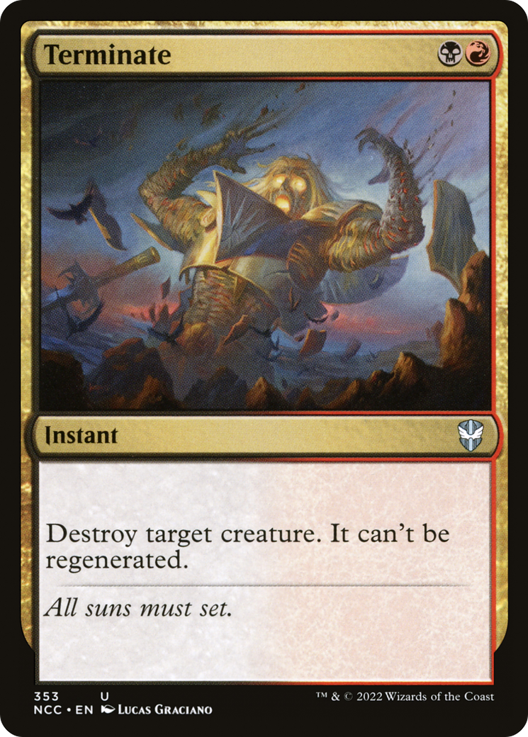 Terminate [Streets of New Capenna Commander]-1