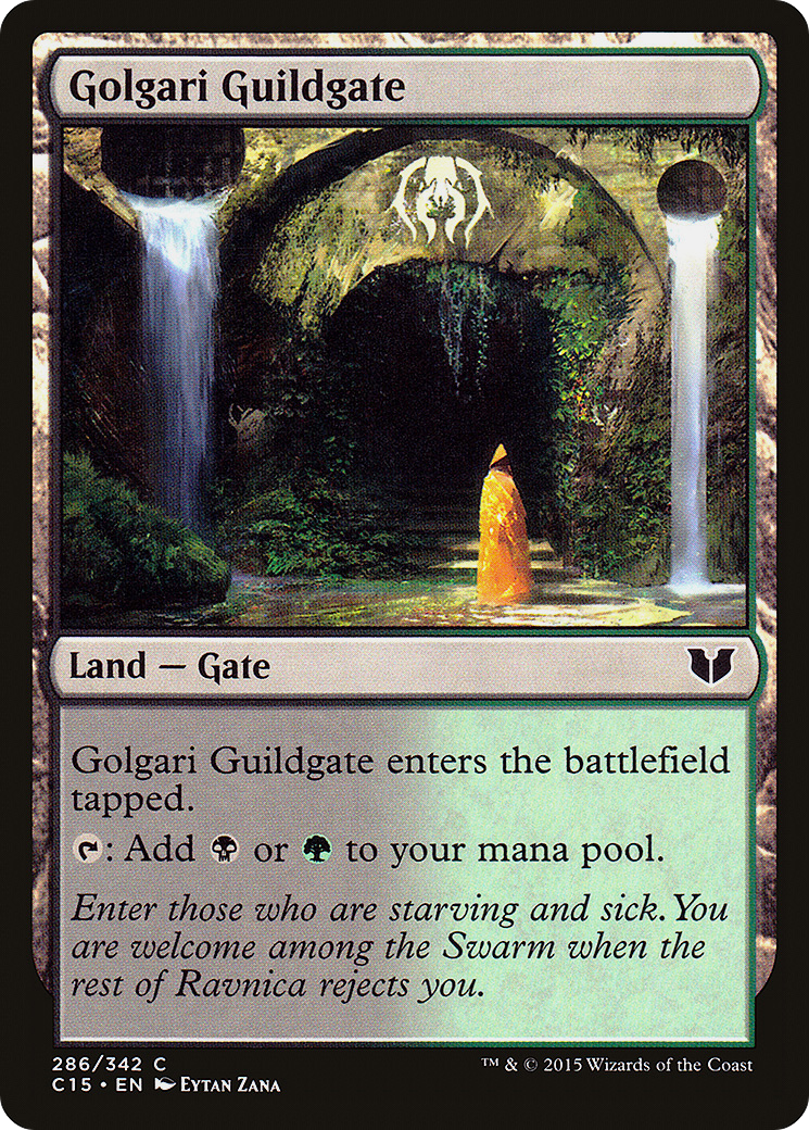Golgari Guildgate [Commander 2015]-1