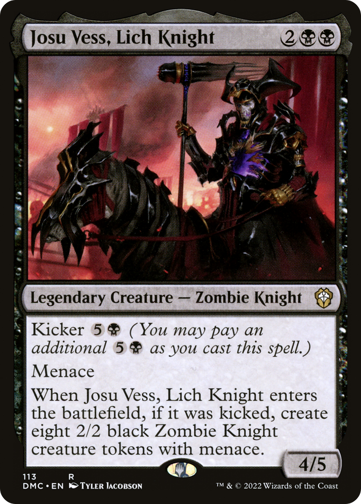 Josu Vess, Lich Knight [Dominaria United Commander]-1