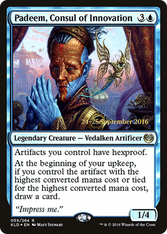 Padeem, Consul of Innovation [Kaladesh Prerelease Promos]-1
