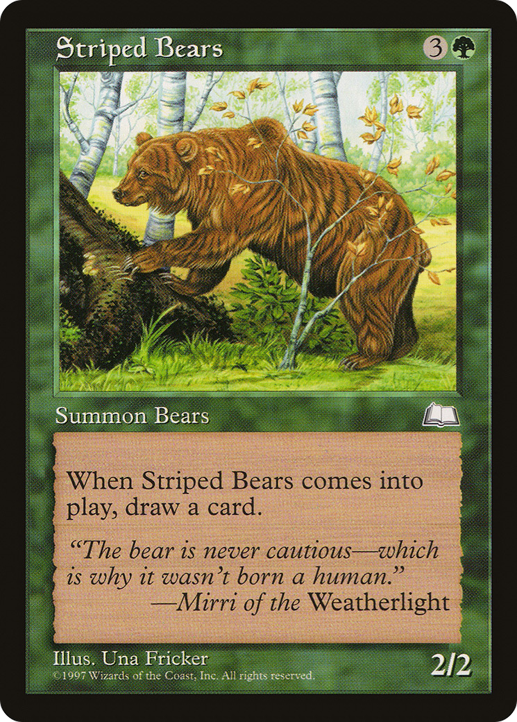 Striped Bears [Weatherlight]-1