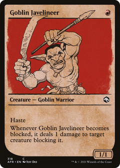 Goblin Javelineer (Showcase) [Dungeons & Dragons: Adventures in the Forgotten Realms]-1