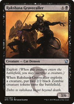 Rakshasa Gravecaller [Dragons of Tarkir]-1