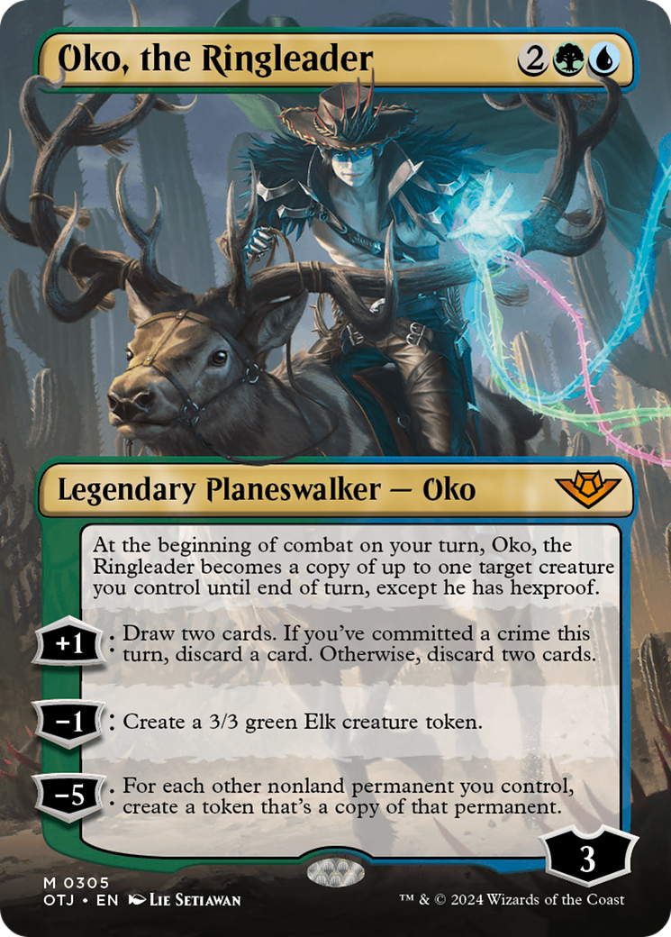 Oko, the Ringleader (Borderless) [Outlaws of Thunder Junction]-1