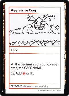 Aggressive Crag [Mystery Booster Playtest Cards]-1