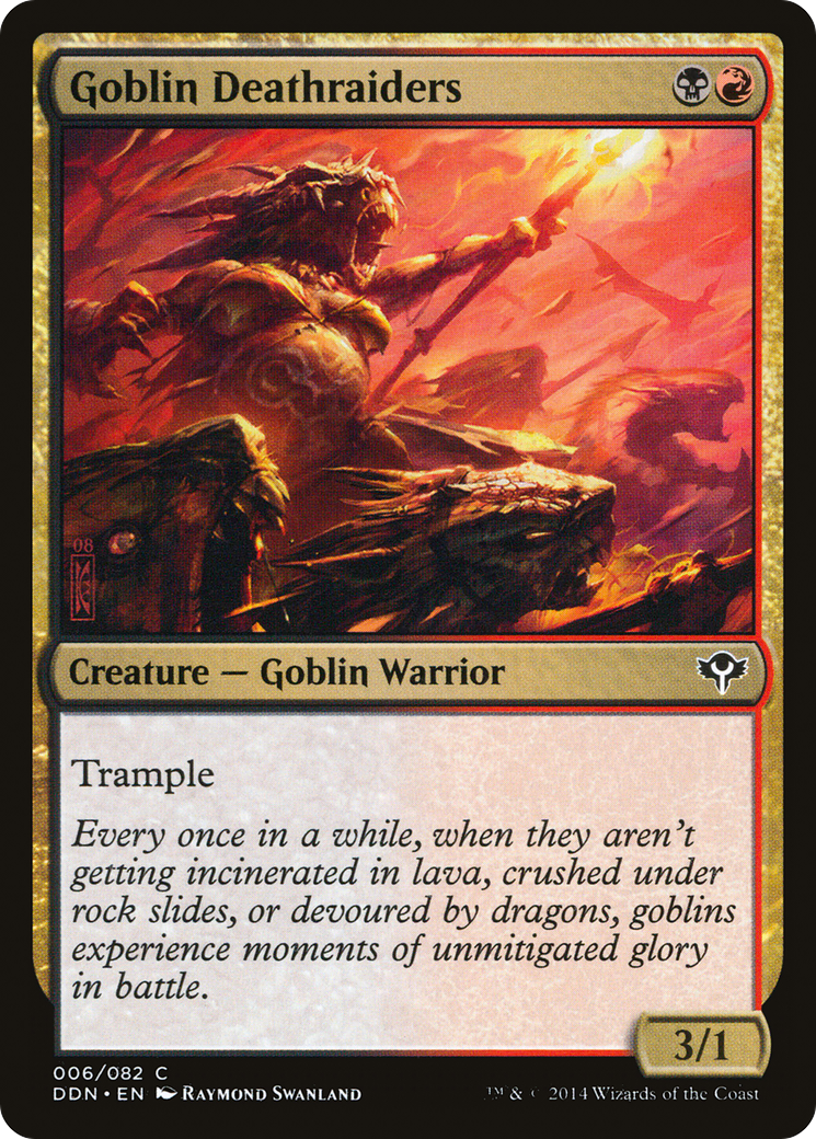 Goblin Deathraiders [Duel Decks: Speed vs. Cunning]-1