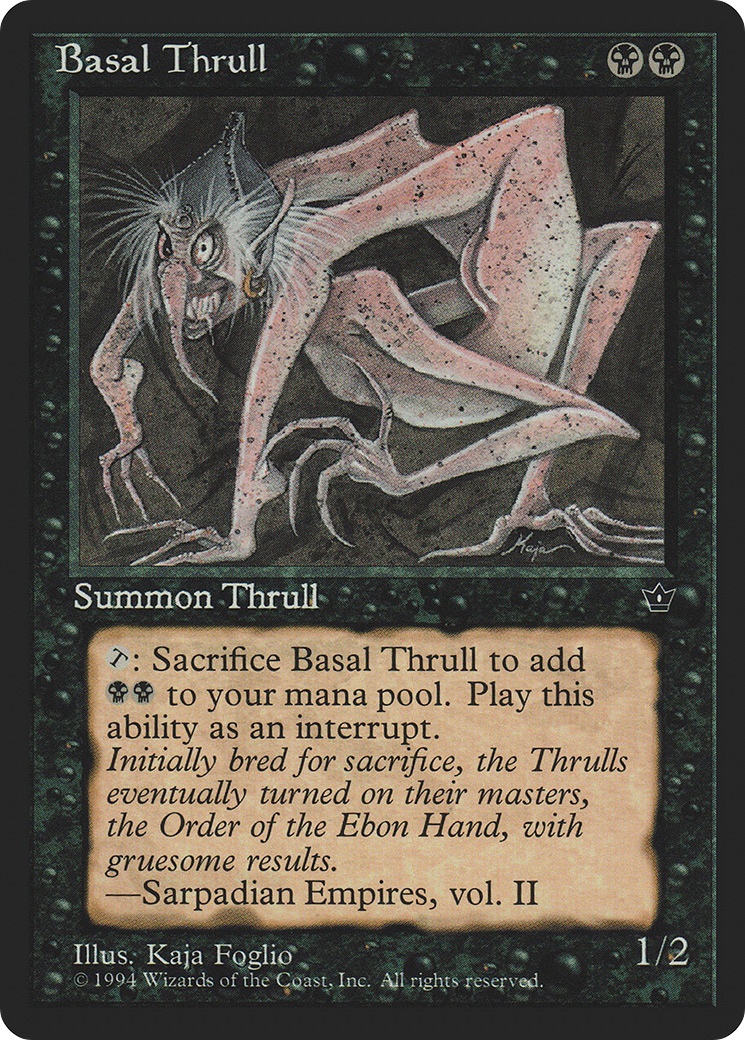 Basal Thrull (Kaja Foglio) [Fallen Empires]-1