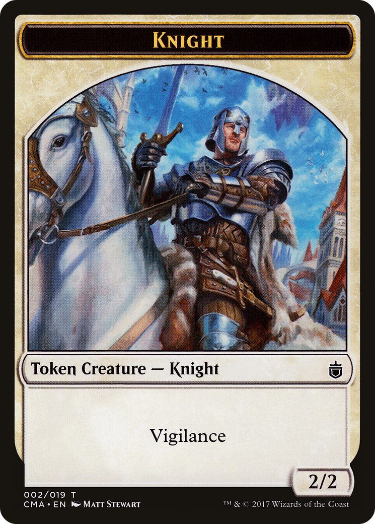 Knight Token [Commander Anthology Tokens]-1
