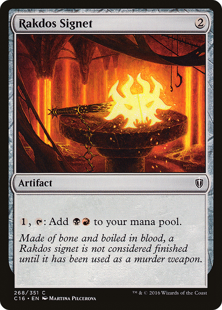 Rakdos Signet [Commander 2016]-1