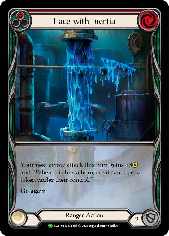 Lace with Inertia (Red) [LGS136] (Promo)  Rainbow Foil-1