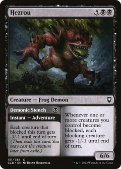 Hezrou // Demonic Stench [Commander Legends: Battle for Baldur's Gate]-1