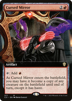 Cursed Mirror (Extended Art) [Commander 2021]-1