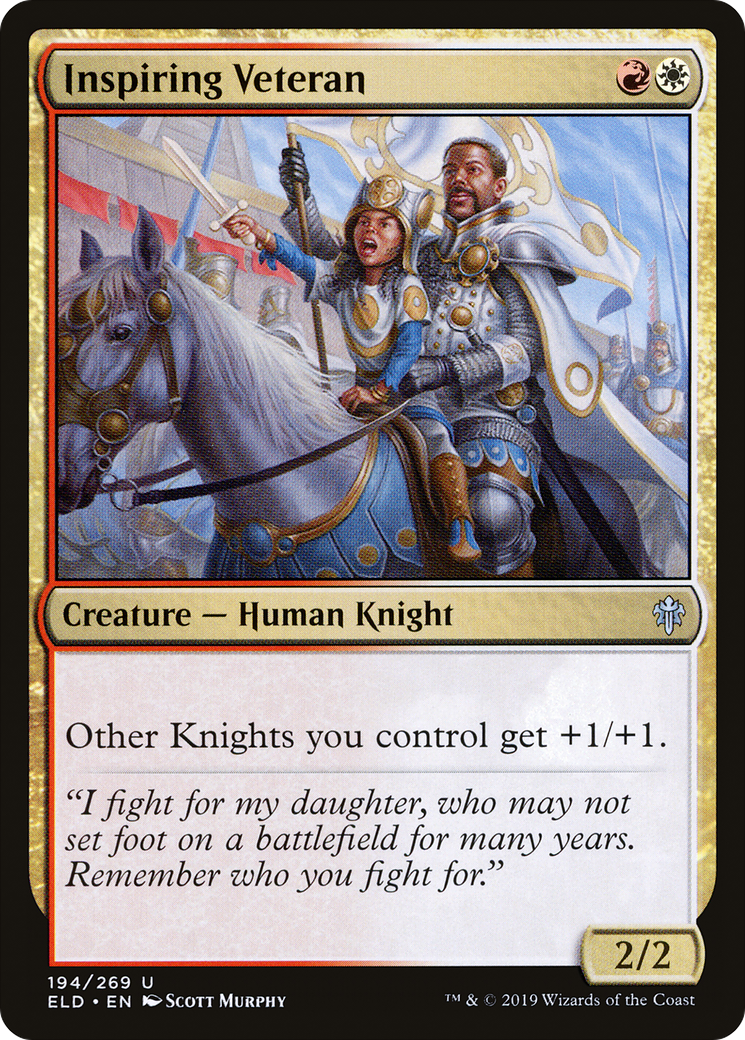 Inspiring Veteran [Throne of Eldraine]-1