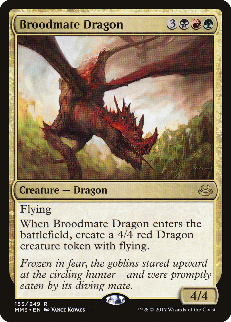 Broodmate Dragon [Modern Masters 2017]-1