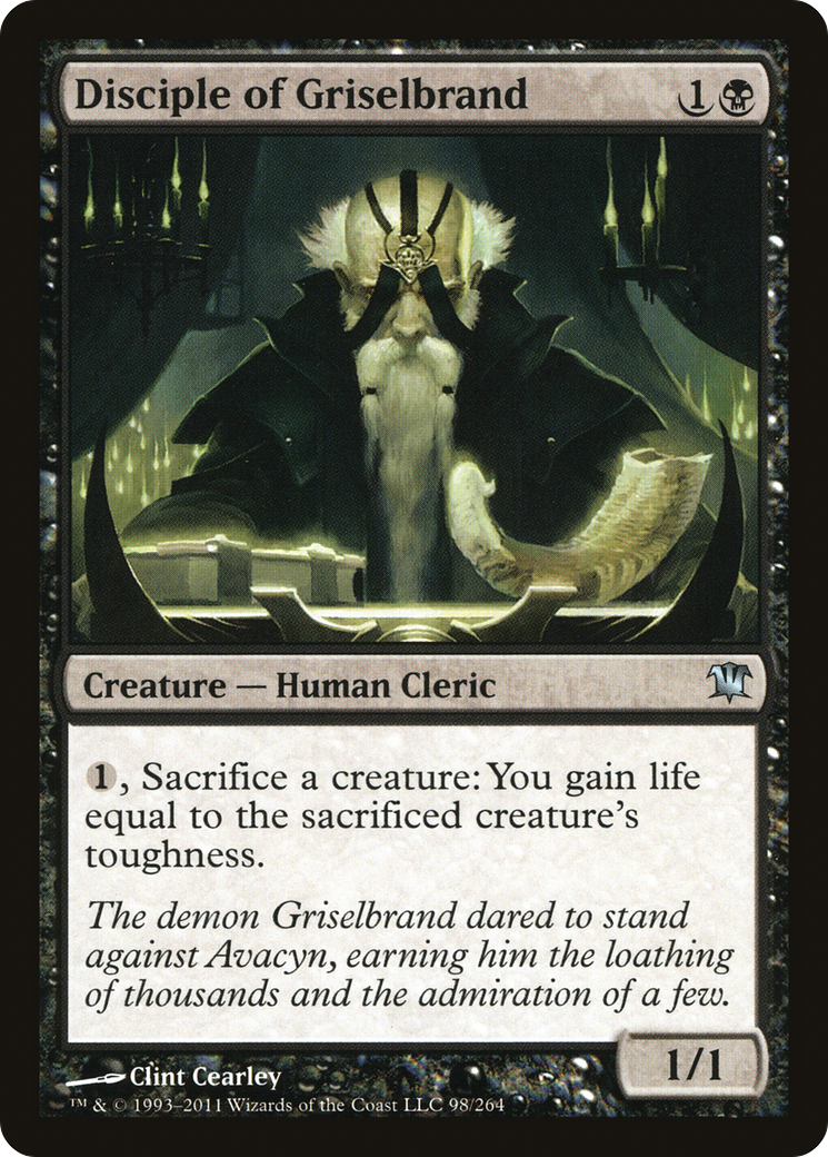 Disciple of Griselbrand [Innistrad]-1