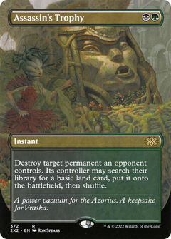 Assassin's Trophy (Borderless Alternate Art) [Double Masters 2022]-1