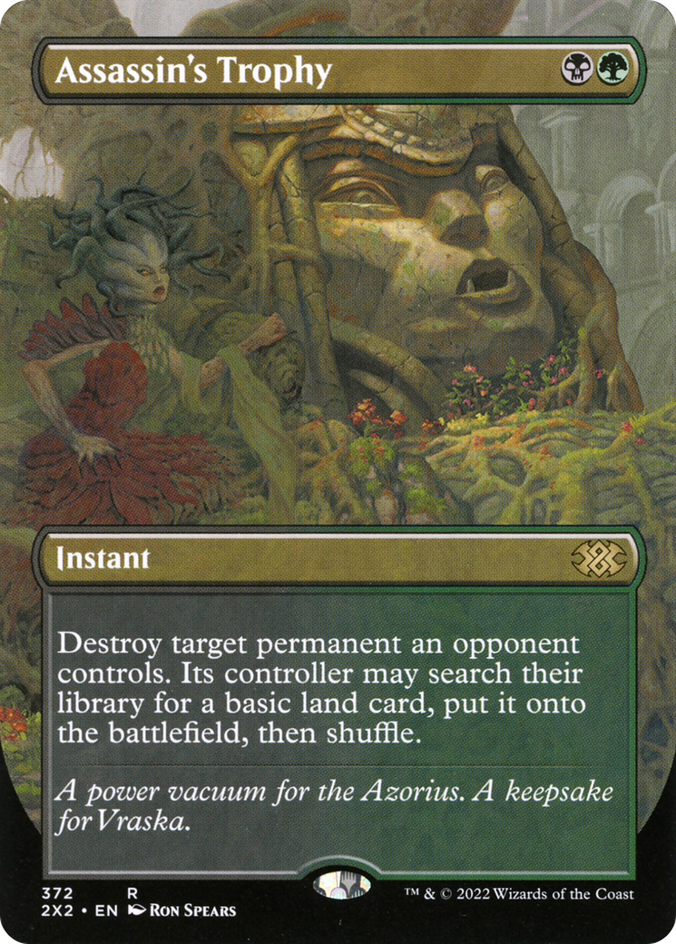 Assassin's Trophy (Borderless Alternate Art) [Double Masters 2022]-1
